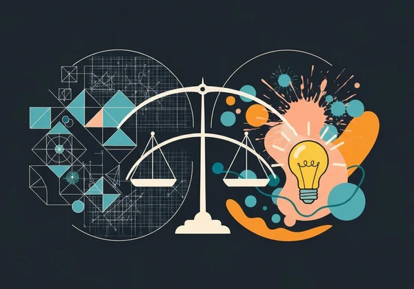 Visualizing balance between structure and innovation