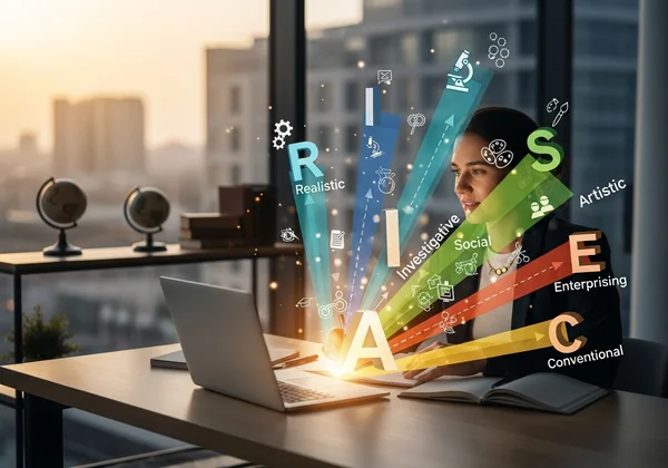 A person applying Holland Code to career planning