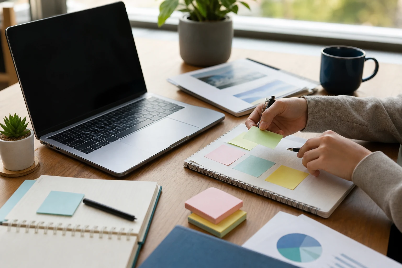 Career planning desk