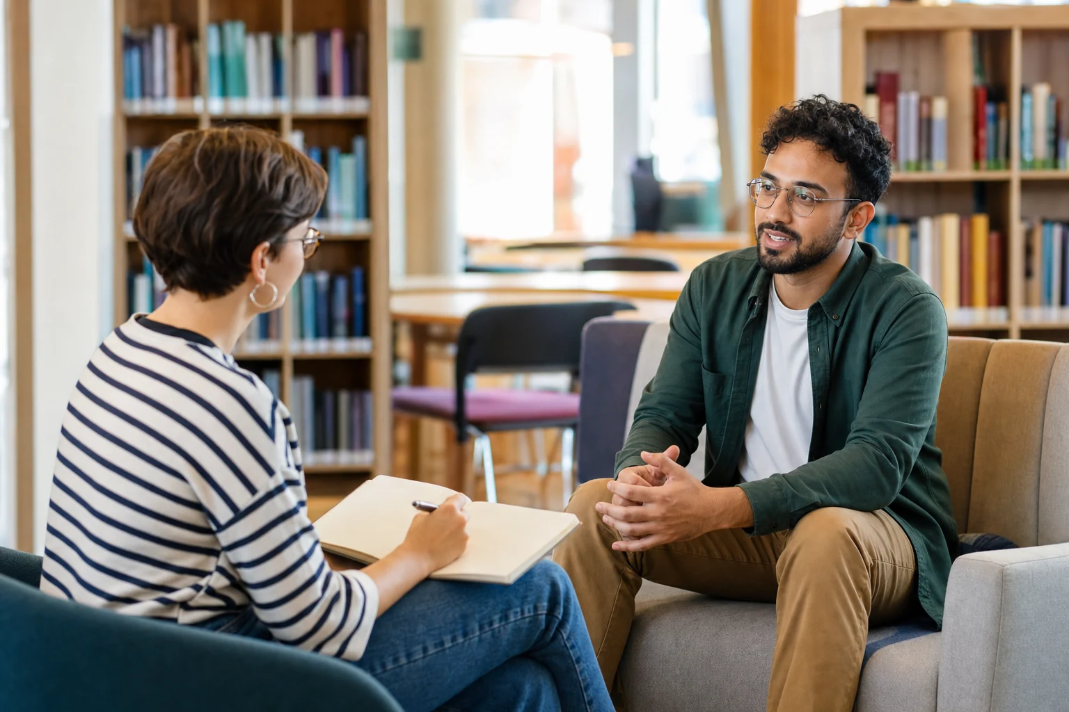 Career research conversation