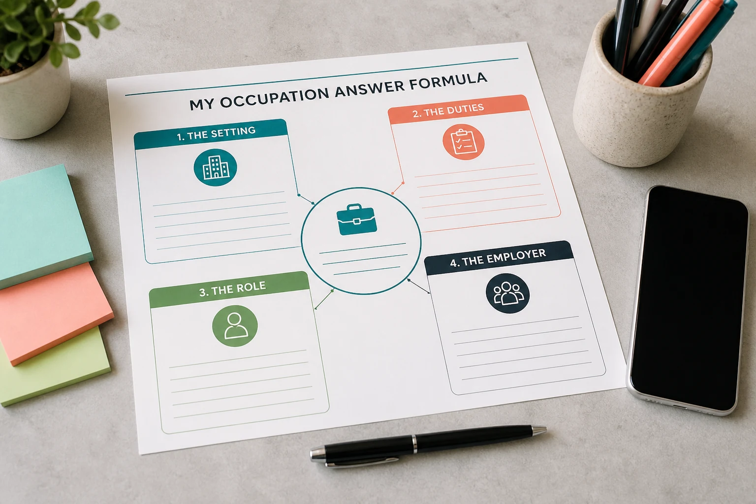 Simple occupation answer formula