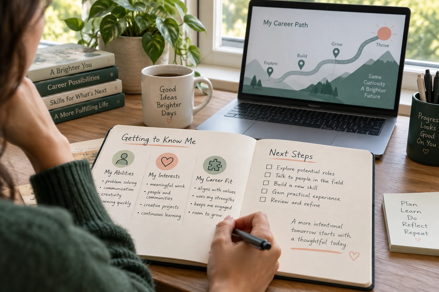 Career reflection notes