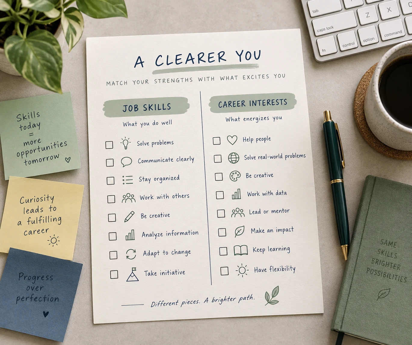 Skills and interests checklist